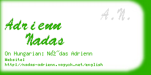 adrienn nadas business card